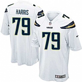 Nike Men & Women & Youth Chargers #79 Harris White Team Color Game Jersey,baseball caps,new era cap wholesale,wholesale hats